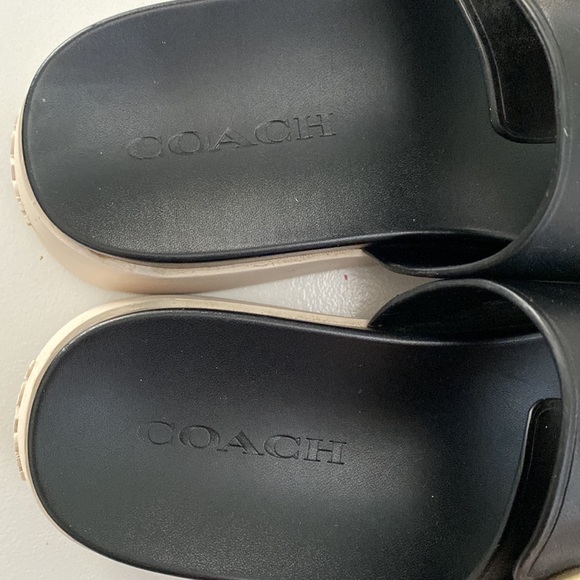 ❗️SOLD❗️Coach Black Gable Slides Size 7 - Picture 7 of 11